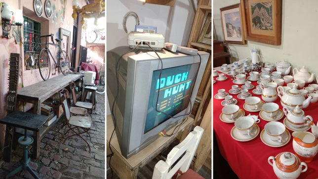 liquidan un historico negocio de antigüedades por su cierre definitivo con una gran venta de garaje