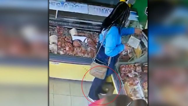 filman a una inspectora de berisso quedandose con plata de una clienta en una carniceria