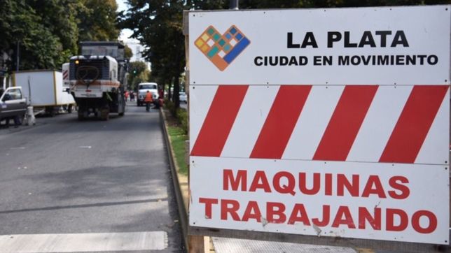 ¿por donde van los micros? lunes complicado para el transito por obras en pleno centro