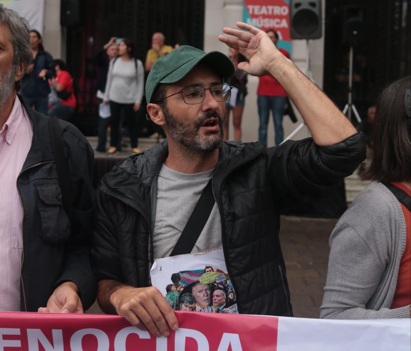Eric Simonetti, referente de la OST en La Plata. El sector no acord&oacute; una alianza con el FIT Unidad