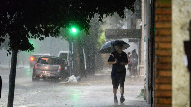 lluvia torrencial en la plata y alerta: ¿hasta cuando seguira el mal tiempo?