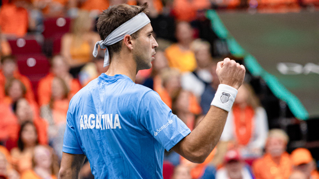 triunfazo de tomas etcheverry que le dio el primer punto a la argentina en copa davis
