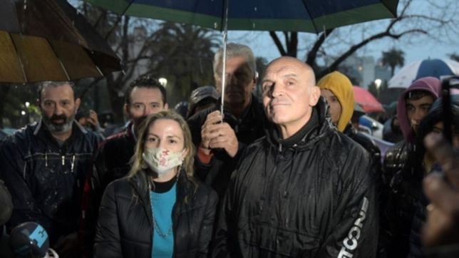 carolina piparo y jose luis espert cerraron su campana con un banderazo en la plata