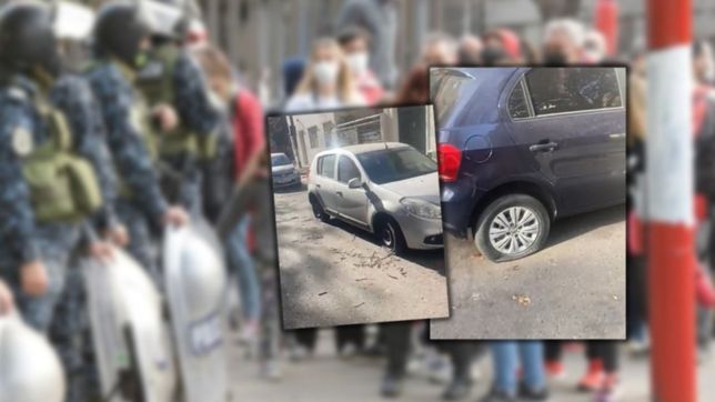 la municipalidad hara una denuncia penal por las ruedas pinchadas cerca de uno