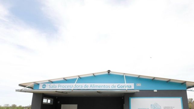 inauguraron una planta procesadora de alimentos en la estacion experimental de gorina
