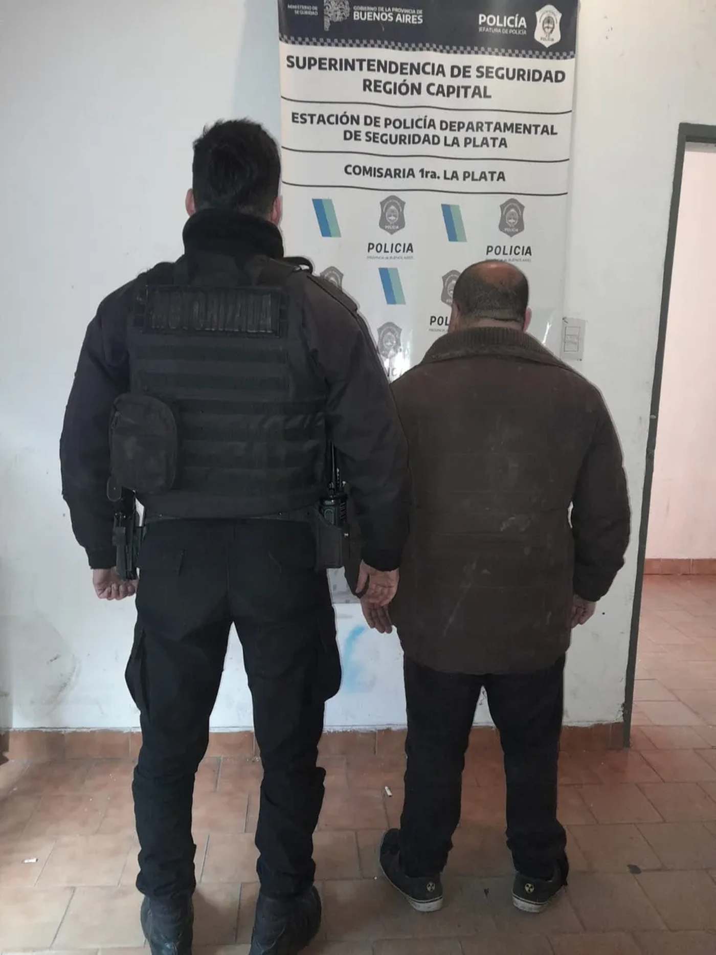 El imputado terminó en la comisaría Primera de La Plata. El imputado terminó en la comisaría Primera de La Plata.