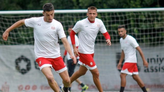 estudiantes entreno en city bell y no habrian muchos cambios para enfrentar a racing