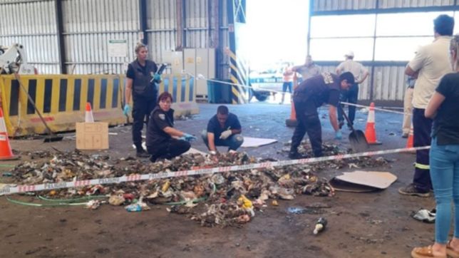 hallaron el cuerpo de un bebe en la planta de basura de punta lara