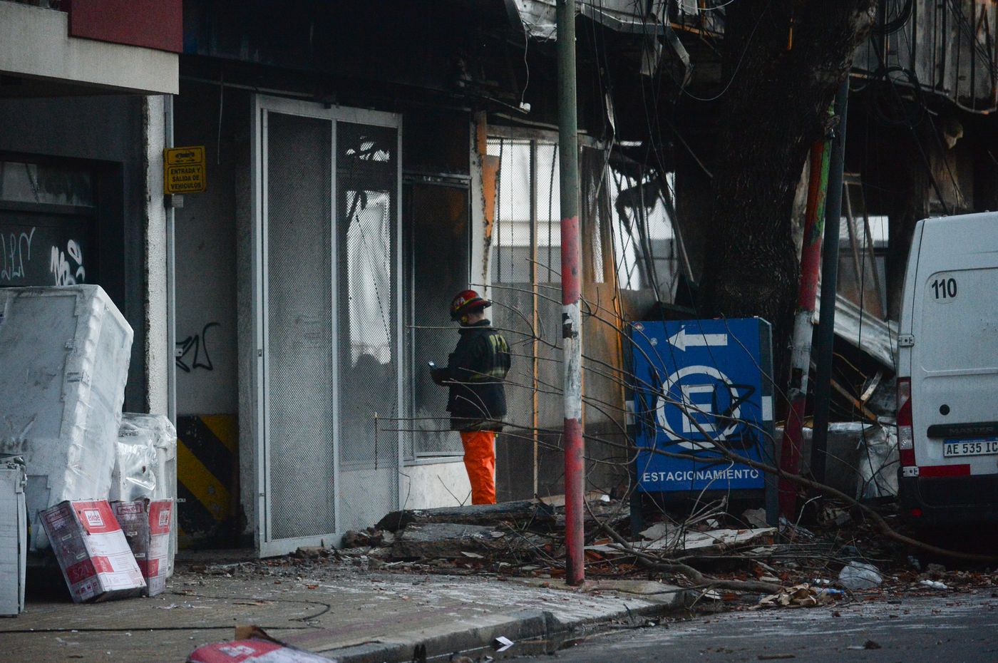 Incendio y Derrumbe en diagonal 77 el día después (6)