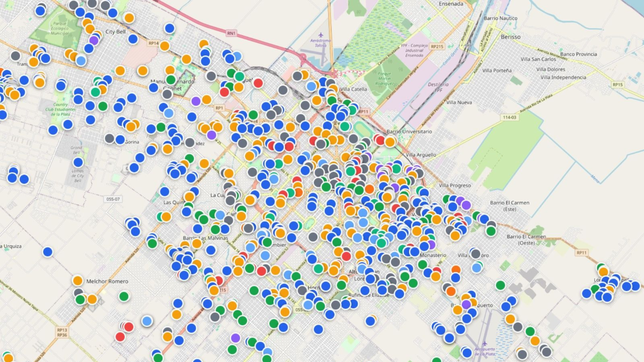 la plata reporta ya supera los 1.200 reclamos y mas del 50% son por las calles y el alumbrado