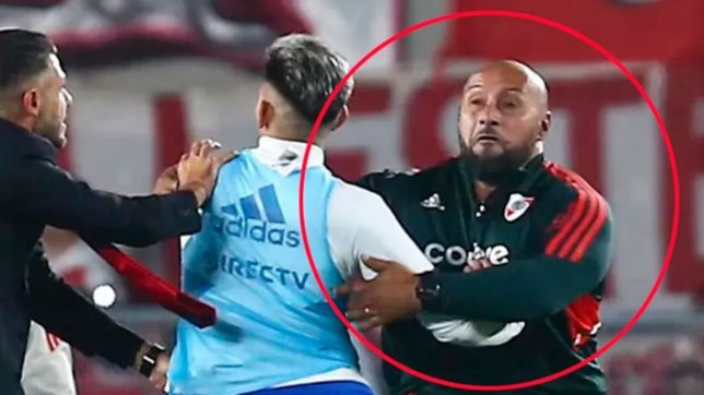 quien es la roca moreno, el guardaespaldas de river que calmo la gresca del superclasico