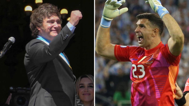 daniel scioli comparo a javier milei con el dibu martinez