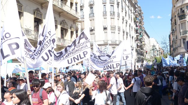 tras el veto, los docentes universitarios anunciaron un paro y una nueva marcha federal