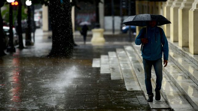 emiten un alerta amarillo por tormentas fuertes con rafagas y posible granizo en la plata