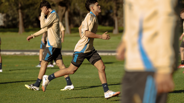 las imagenes de pierani y villlaba metidisimos con la sub 20