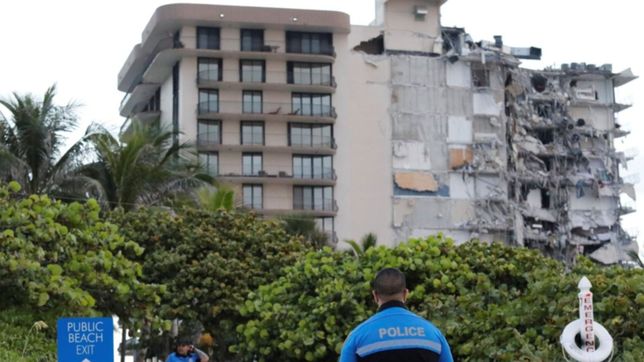todas las fotos del tragico derrumbe del edificio en miami