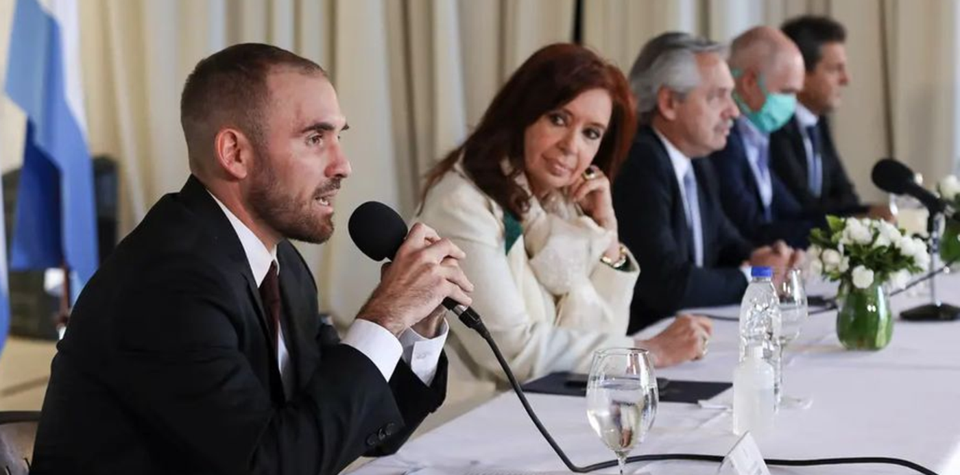 Martin Guzmán Cristina Kirchner Alberto Fernandez