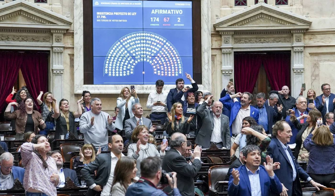 Diputados naconales vetos