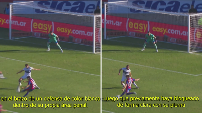 se conocio el audio del var que termino con el misterio de por que no se cobro penal para san lorenzo ante gimnasia