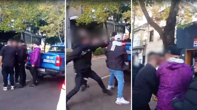 choco dos autos, se nego al test de alcoholemia y agredio a agentes de transito de la plata