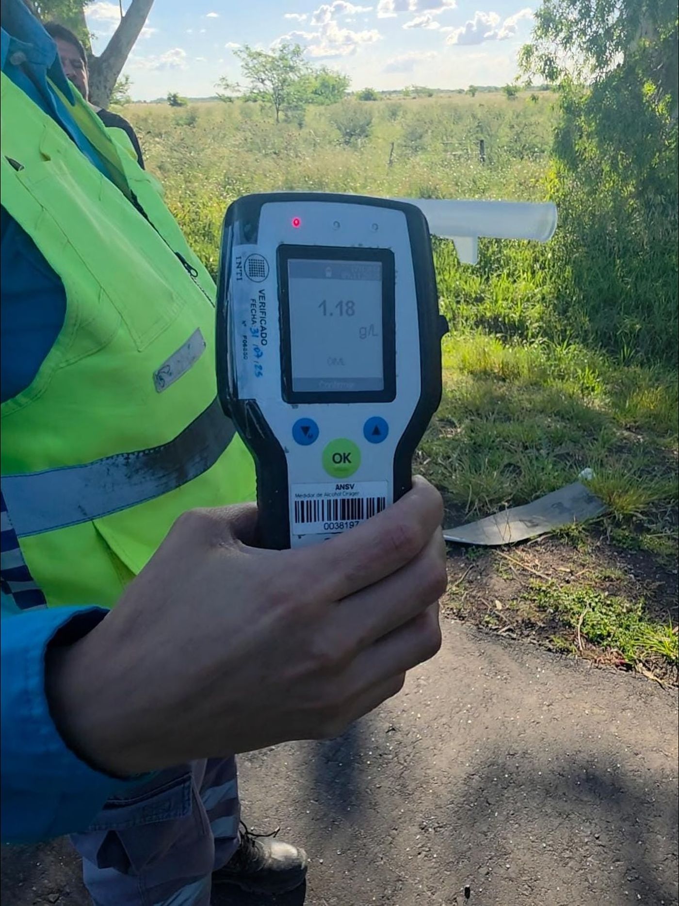 Los tradicionales test de alcoholemia de las fiestas de fin de año detectaron 97 casos positivos