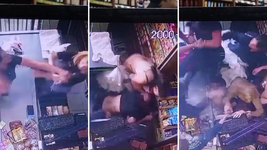 violencia en un supermercado chino de la plata: una joven agarro a pinas a una cajera y le rompio la nariz violencia en un supermercado chino de la plata: una joven agarro a pinas a una cajera y le rompio la nariz