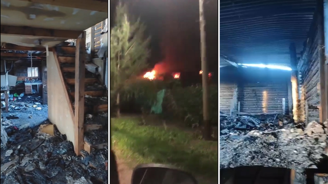 perdio todo en un incendio que destruyo su casa y pide ayuda para reconstruirla