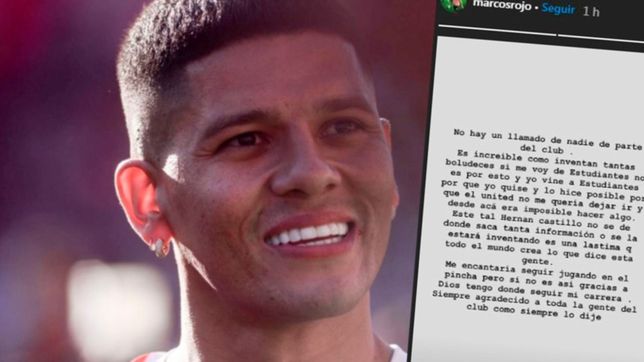 marcos rojo hablo del video violando la cuarentena y su futuro en estudiantes