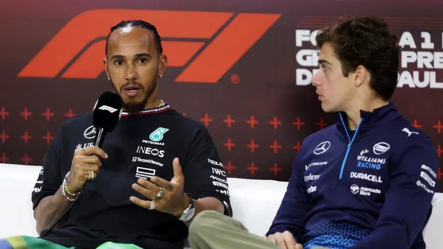 el consejo de lewis hamilton a la formula 1 para que colapinto continue en 2025