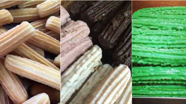 de roquefort, aceituna y palta: asi son los churros de el topo que se vienen a la plata