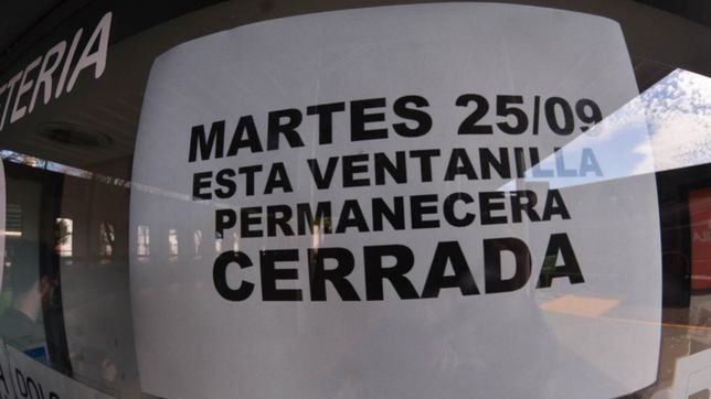 el pulso de la ciudad por el paro general, en fotos