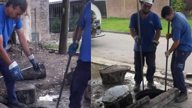 hubo un nuevo sabotaje en los hornos con cinco troncos y piedras de gran porte