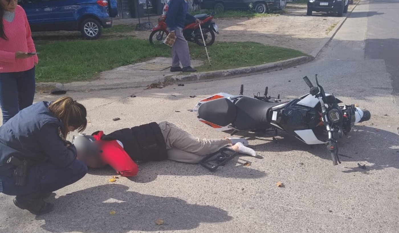 El choque ocurri&oacute; en la esquina de 137 y 528 de San Carlos, al oeste de La Plata
