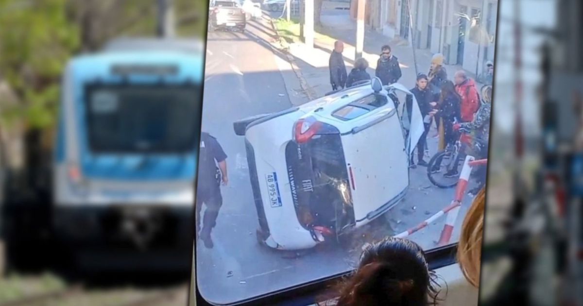 Choque, susto y complicaciones en el servicio del ramal La Plata del