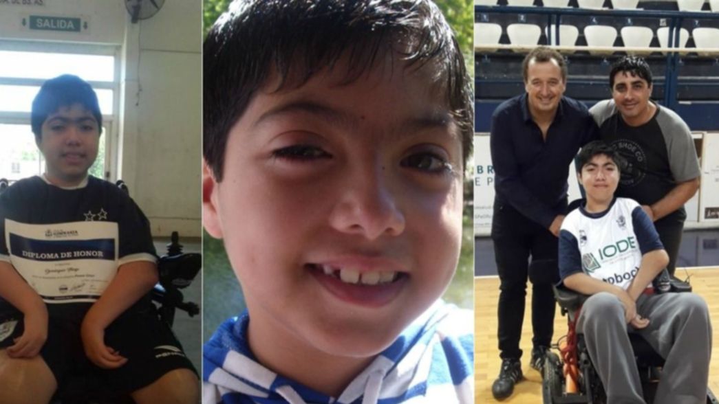 Thiago, el nene platense que juega al fútbol en silla de ruedas y sueña con la Selección