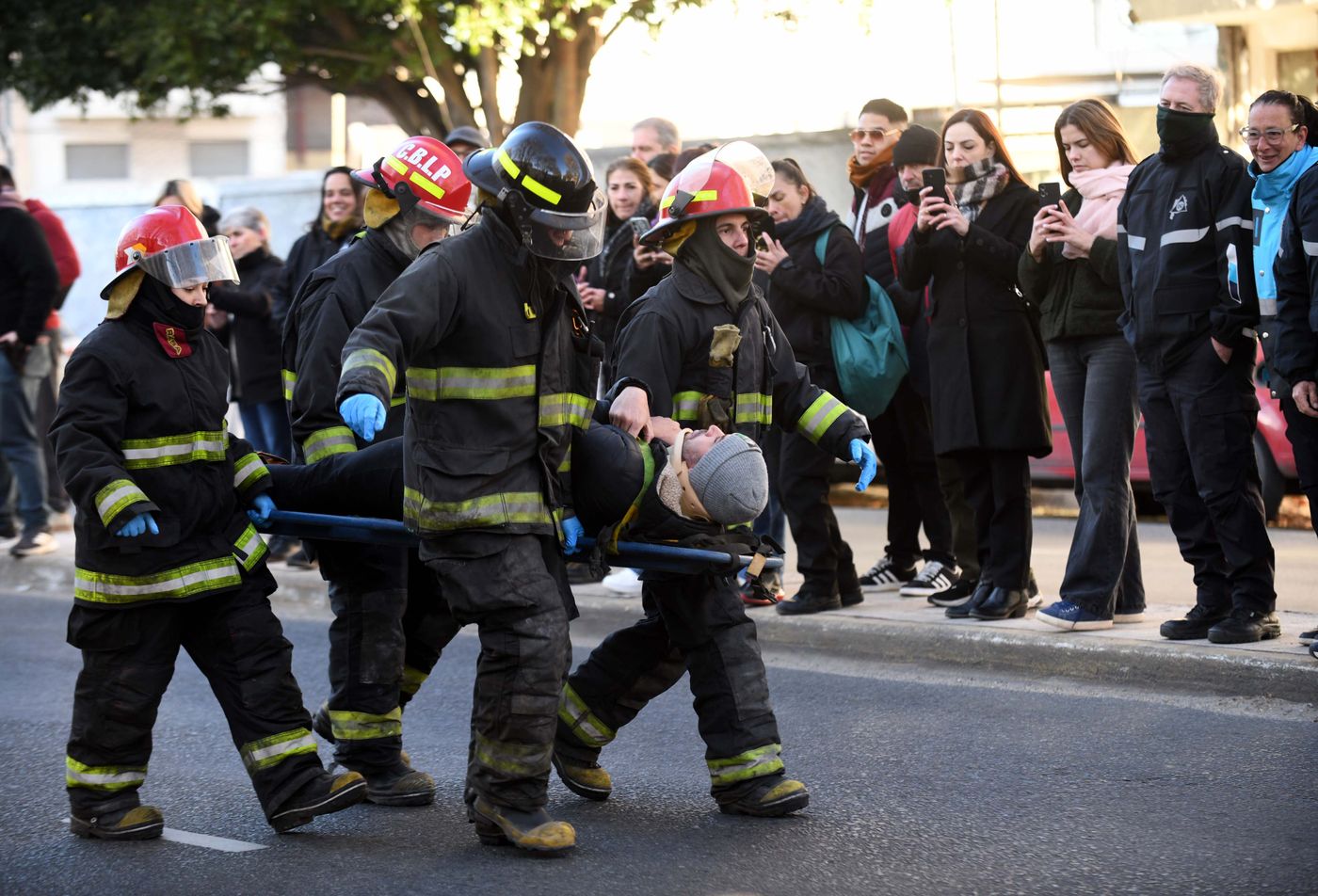 Simulacro amenaza de bomba 911 (9)