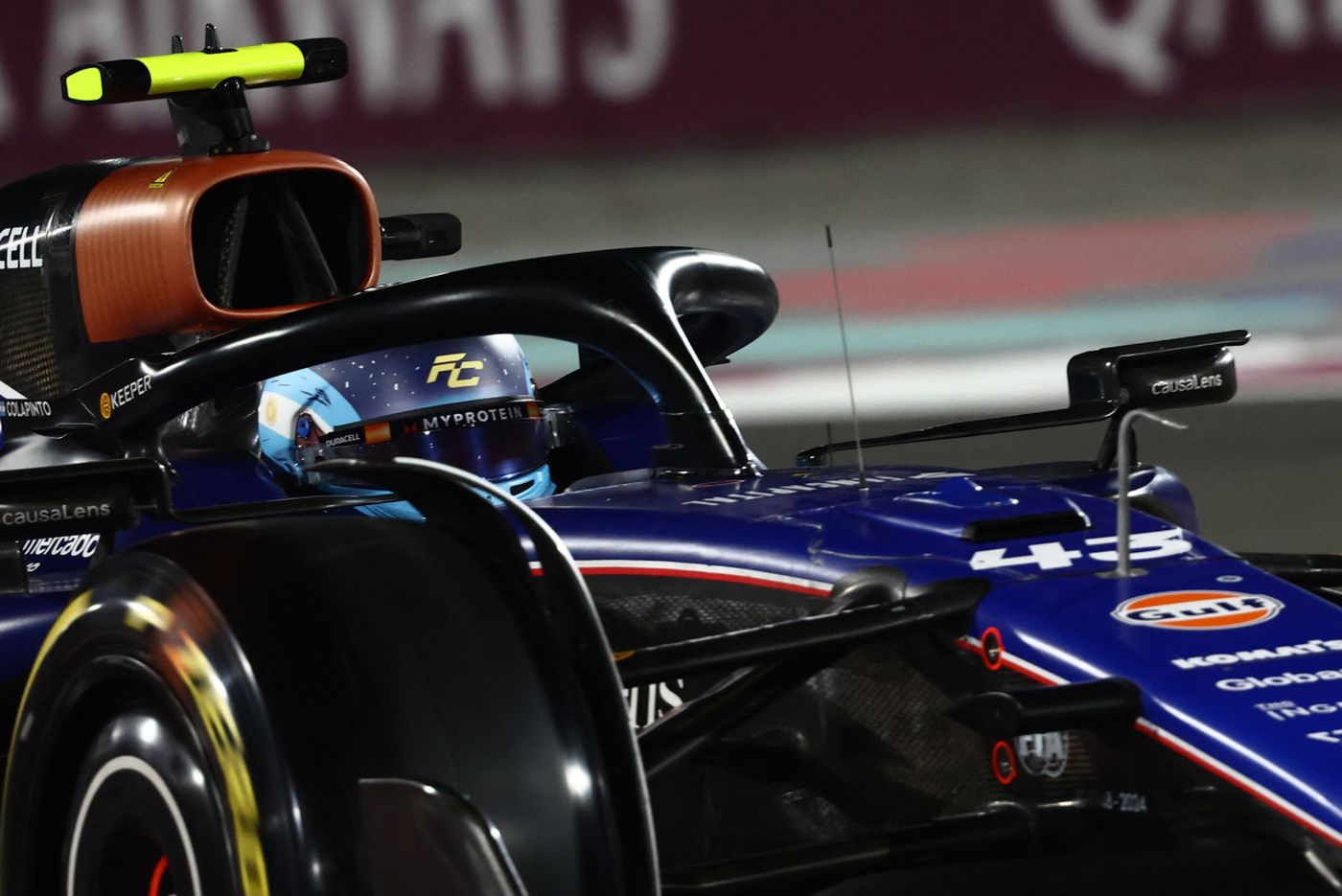 Franco Colapinto viene de abandonar en el GP de Qatar tras un accidente provocado por Esteban Ocon y quiere revancha. Franco Colapinto viene de abandonar en el GP de Qatar tras un accidente provocado por Esteban Ocon y quiere revancha.