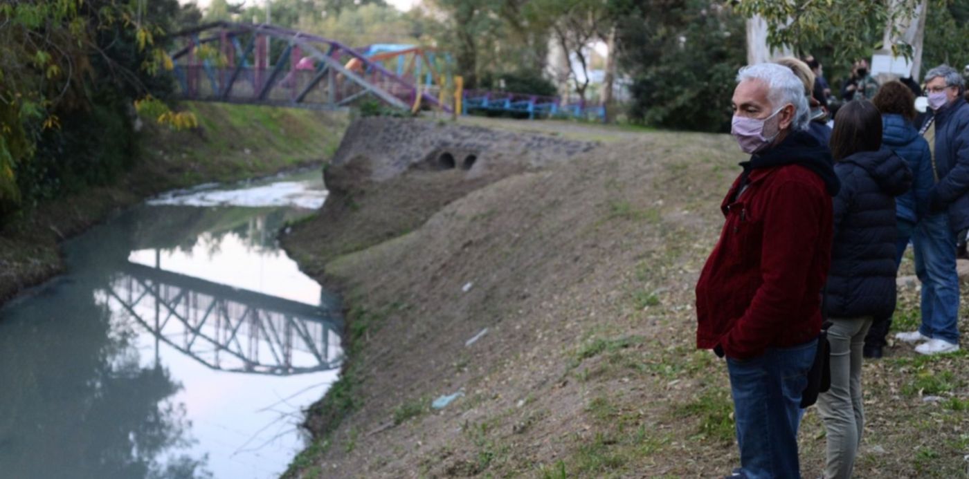 Protesta de vecinos del arroyo Rodríguez