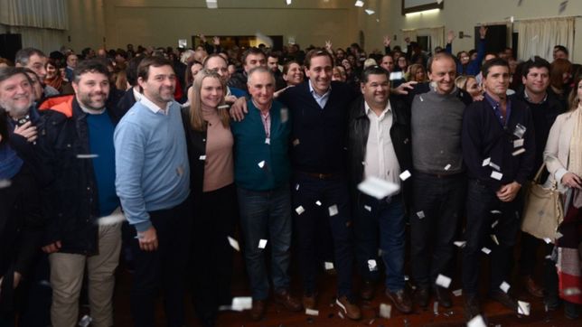 con garro, nedela y asnaghi, juntos por el cambio se lanzo en la region capital