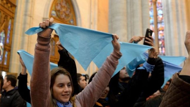 la iglesia catolica convoco a una misa contra el aborto y por la proteccion de la vida