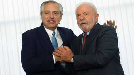 Alberto Fernández se reunió en Casa Rosada con Lula da Silva tras su arribo al país