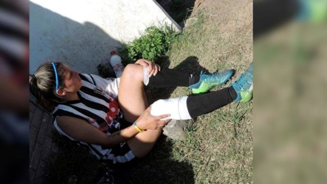 se lesionaron dos futbolistas de la liga amateur platense y no tenian con que atenderlas