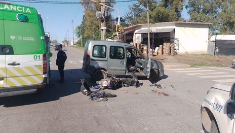 Choque en Romero