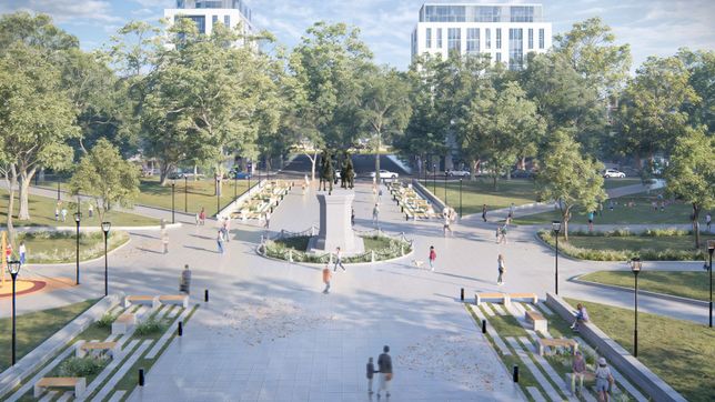 la renovacion total de plaza espana avanzo con la apertura de sobres de la licitacion