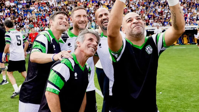 juan sebastian veron la rompio en italia, hizo un golazo y fue ovacionado