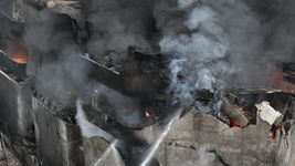 todas las fotos del incendio en pleno centro que puso en alerta a la plata y la region