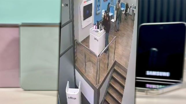 video: asi se robaron un costoso celular de ultima generacion en un local de calle 12