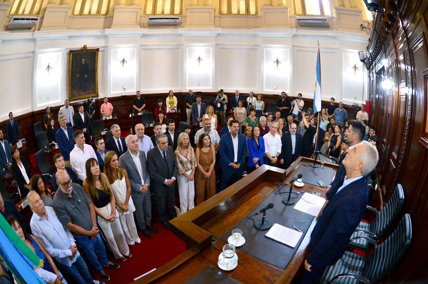 El intendente Julio Alak abrió un nuevo periodo de sesiones ordinarias en el Concejo Deliberante. El intendente Julio Alak abrió un nuevo periodo de sesiones ordinarias en el Concejo Deliberante.