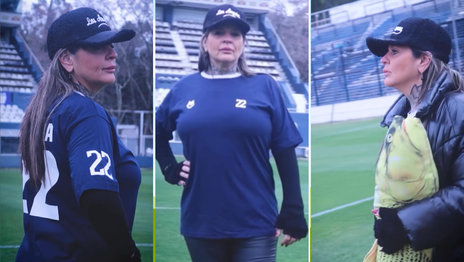 De Gran Hermano al Bosque: la sorpresiva visita de Sandra Priore a la cancha de Gimnasia