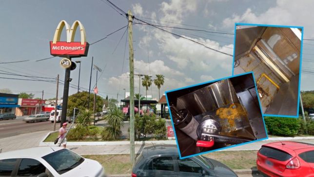 clausuraron el mcdonalds de gonnet por falta de higiene: suciedad, ratas y cucarachas
